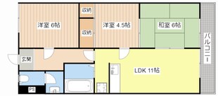 コテージ千秀水口の物件間取画像